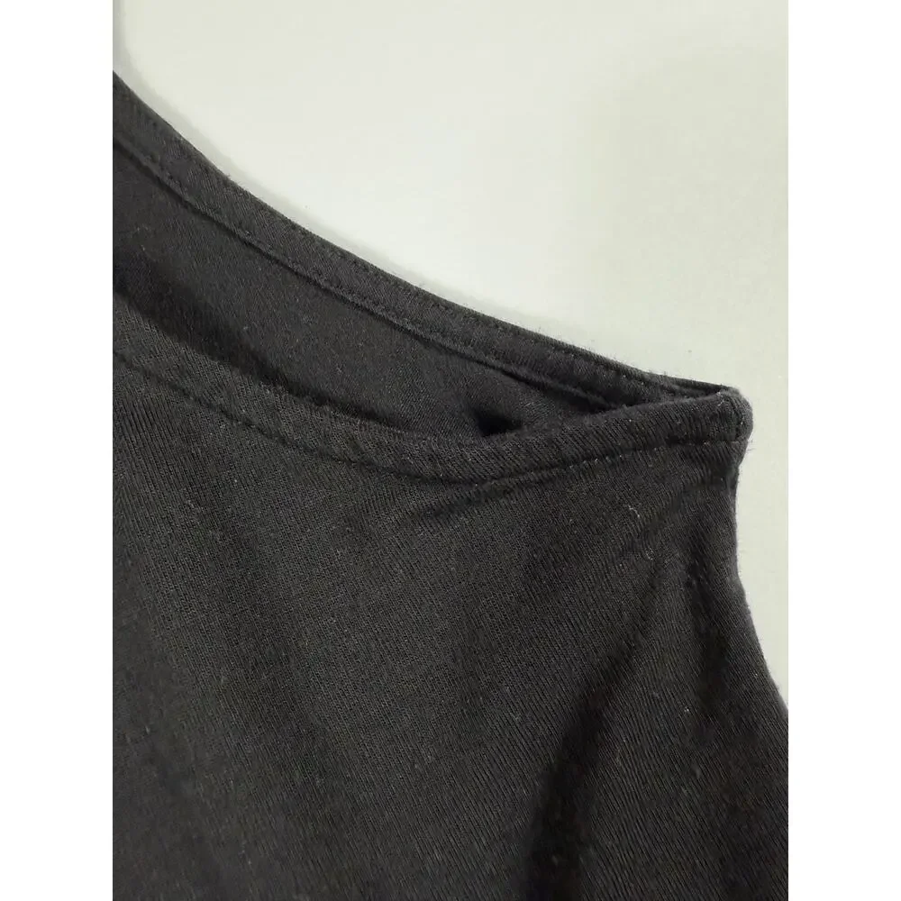 Athleta Nighttime Bliss Sleep V Neck Romper Black Wide Leg Jumpsuit Size XS